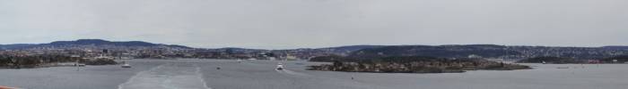 Blick über Oslo