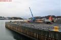 Bodø: Baustelle des neuen Dampfschiffskais, 2015