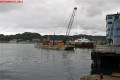 Bodø: Baustelle des neuen Dampfschiffskais, 2012