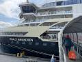 ROALD AMUNDSEN in den neuen Farben am Kai in Seward - 17.05.25