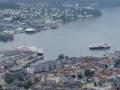 SPITSBERGEN erreicht den Hurtigrutenterminal in Bergen